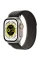 Apple Watch Ultra 49mm Titanium Case with Black/Gray Trail Loop S/M